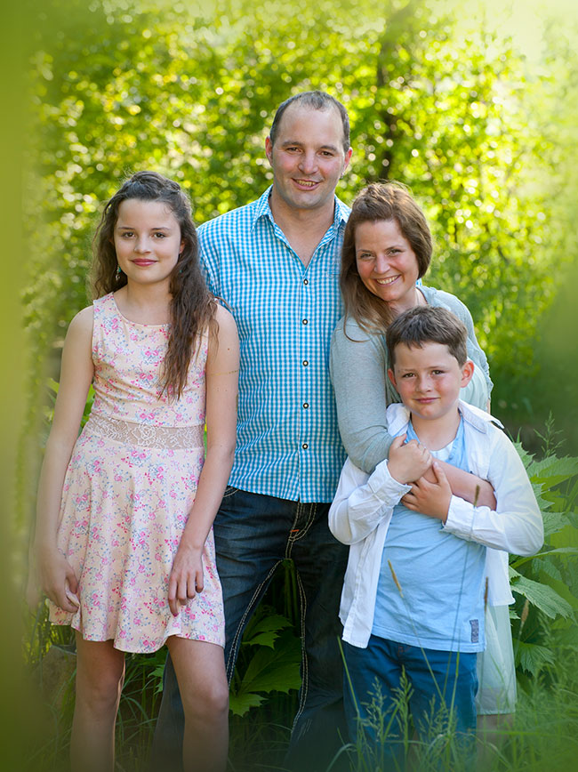 Anton Widmann mit Familie Anton Widmann mit Familie